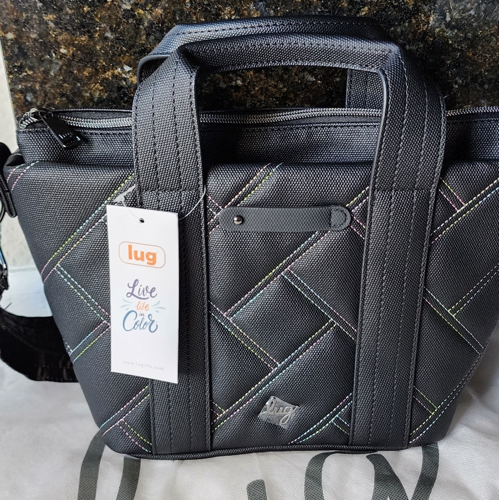 Lug Matte lux vegan leather Dory Black Icepop